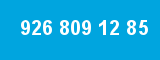 926 809 12 85 926 809 12 85